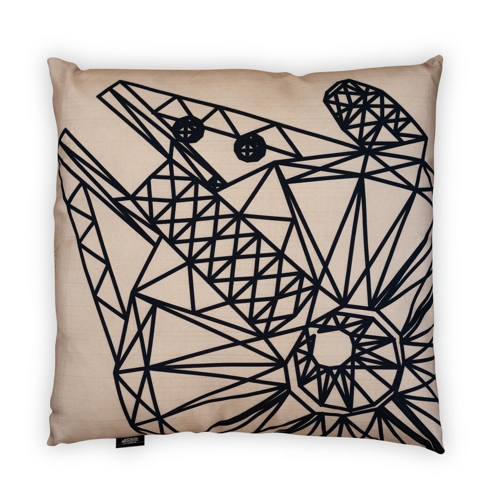 Star Wars Millennium Falcon Throw Pillow 25x25 Inches Large