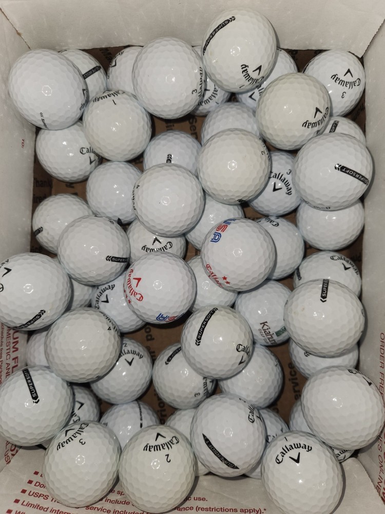 50 Callaway Supersoft Golf Balls 5A Premium Mint Condition