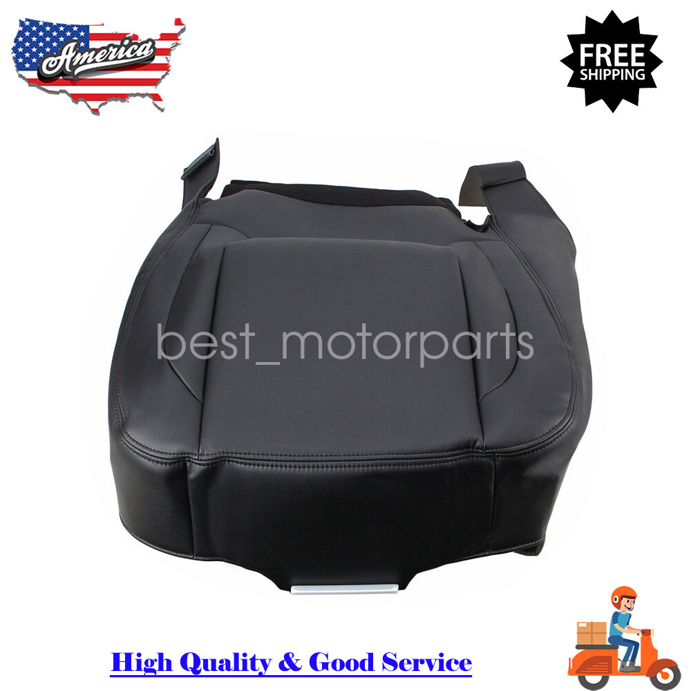 Front Driver Bottom Leather Seat Cover Black For 03-05 Dodge Ram 1500 2500 3500
