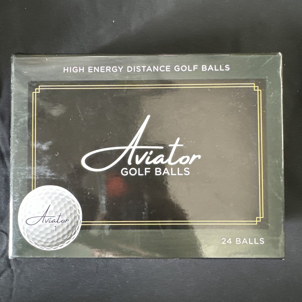 High-Energy Aviator Distance Golf Balls 24-Pack in White