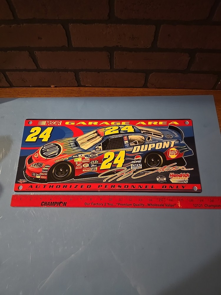 Nascar Jeff Gordon #24 Garage Area Sign