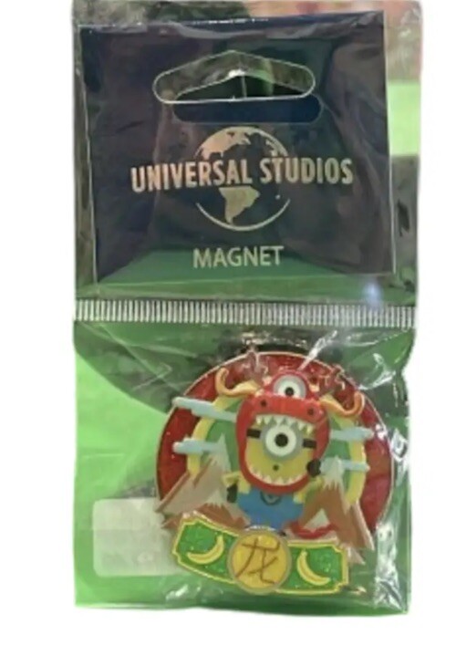 Despicable Me Minion 2024 Lunar New Year Dragon Magnet Universal Studios-image