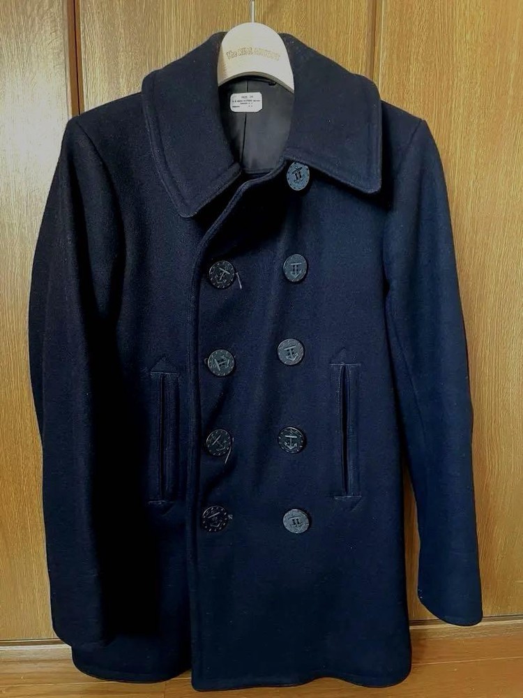 Real Mccoy'S Pea Coat Us.Navy Wwii