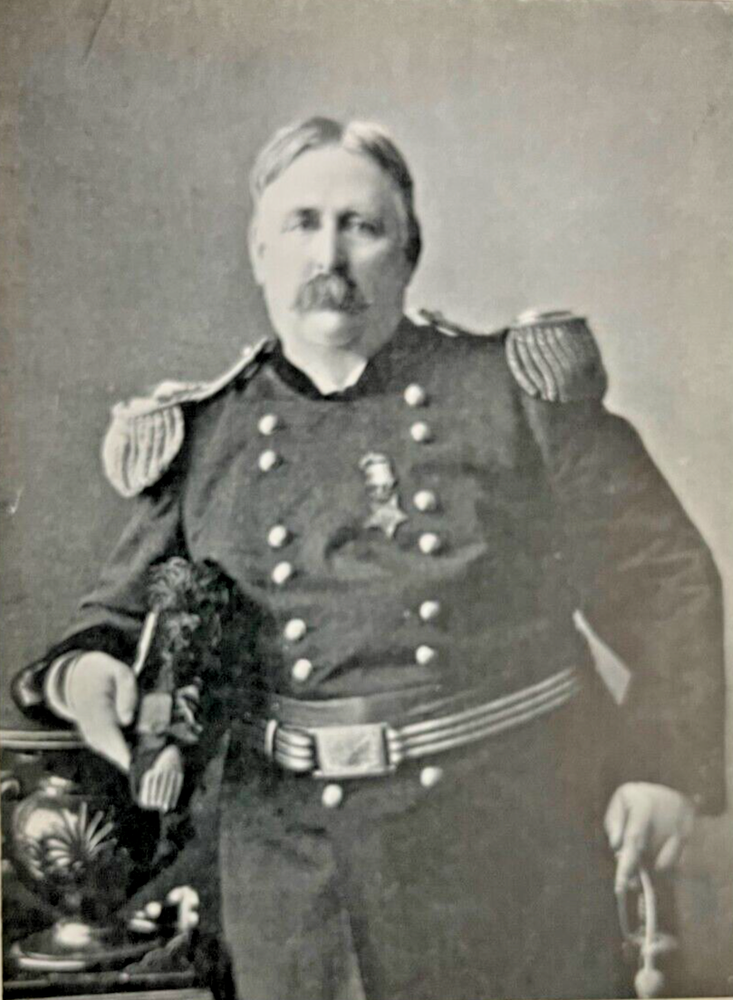 1898 Vintage Magazine Illustration Major General William R. Shafter