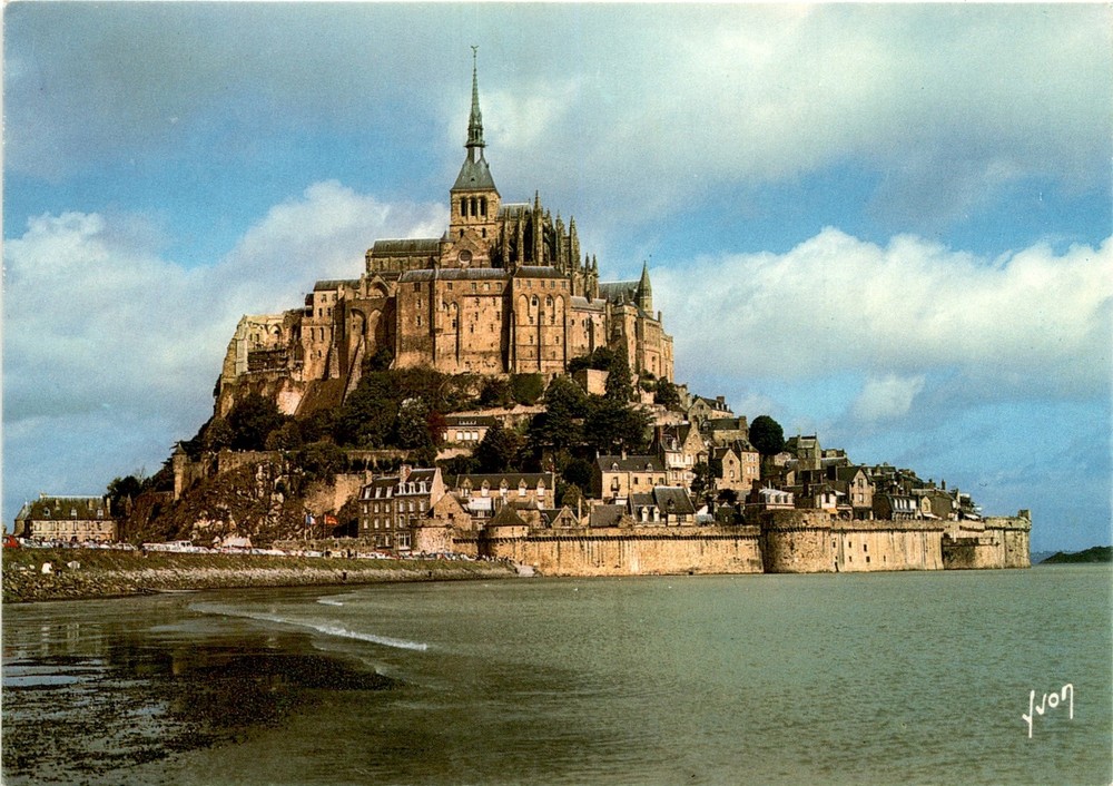 Gort, LE MONT-SAINT-MICHEL, Manche, Av. Jean-Jaur Postcard