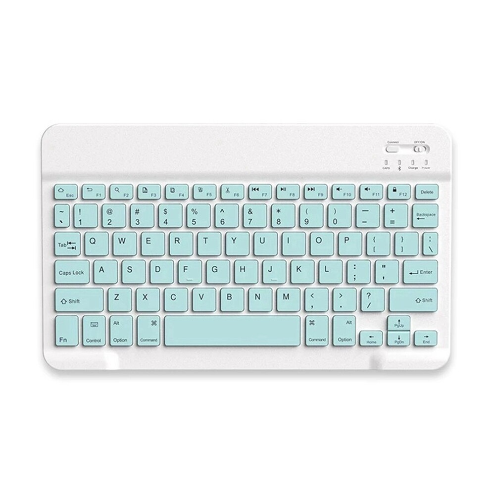 10-Inch Ultra-Thin Portable Rechargeable Bluetooth Keyboard for Seamless Connectivity