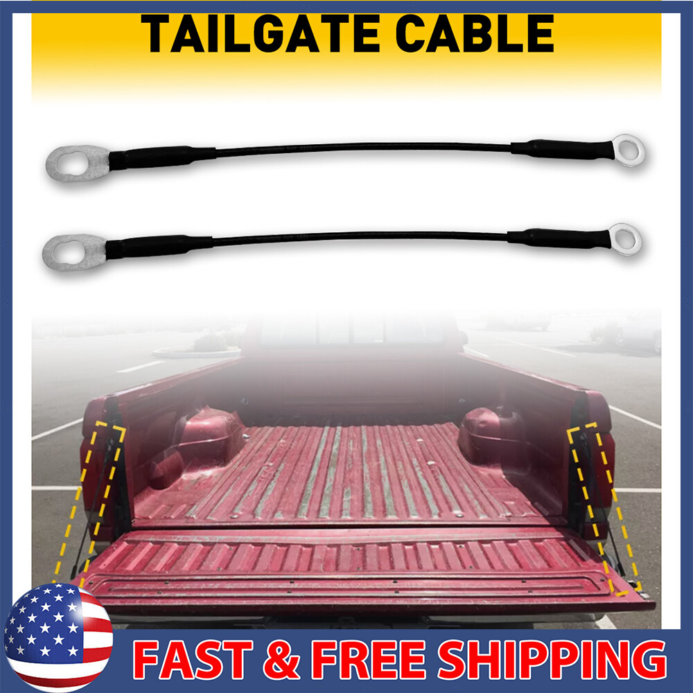 Tailgate Cable 1994 to For 2004 Chevy S10 Pickup GMC Sonoma Pair Set Kit