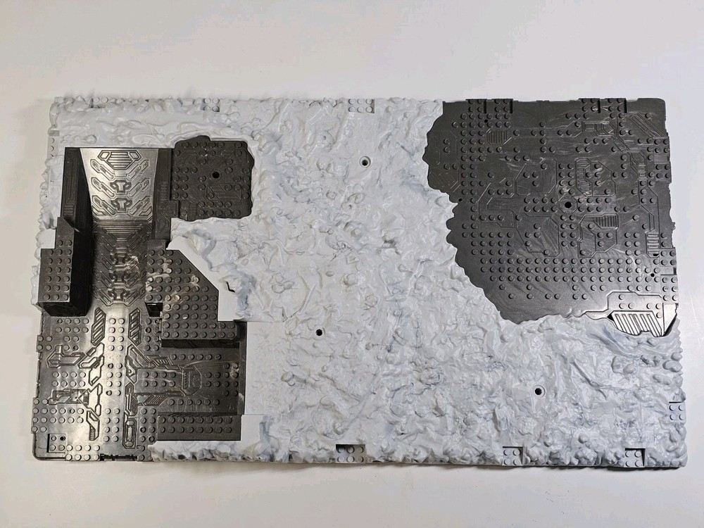 Mega Bloks HALO Battlescape Snow Terrain Large Base Plates 22.5