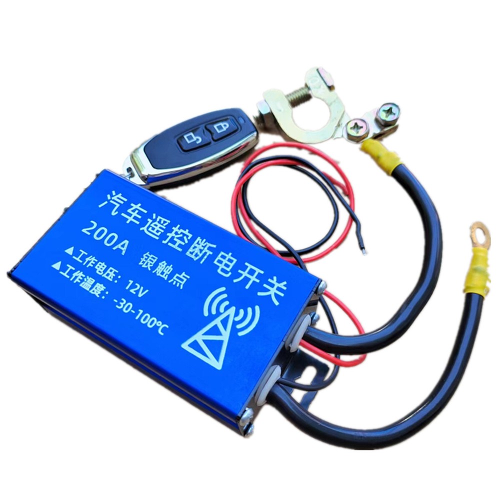 Car Battery Isolator Master Disconnect Cut Off Switch Wireless Remote Control