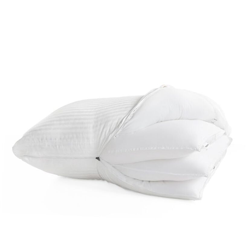 Fluffy Adjustable Layer Pillow - Soft Pillow Size with00% Cotton Queen 1