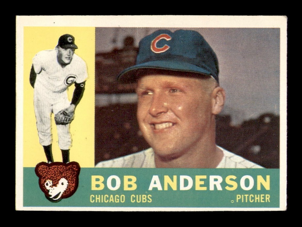 1960 Topps #412 Bob Anderson EX-MT Baseball Card OBGcards Graded