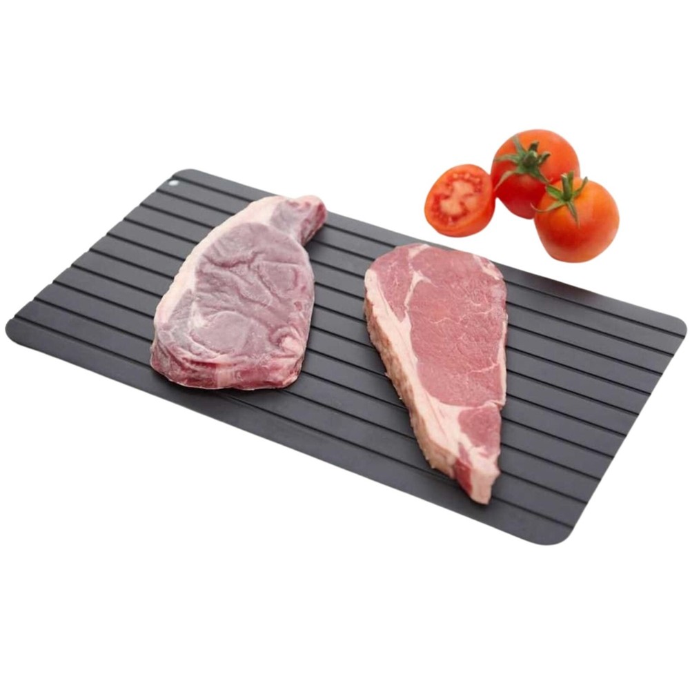 Fast Defrosting Tray Frozen Food Meat Rapid Defrost Aluminium Plate FDA Approved