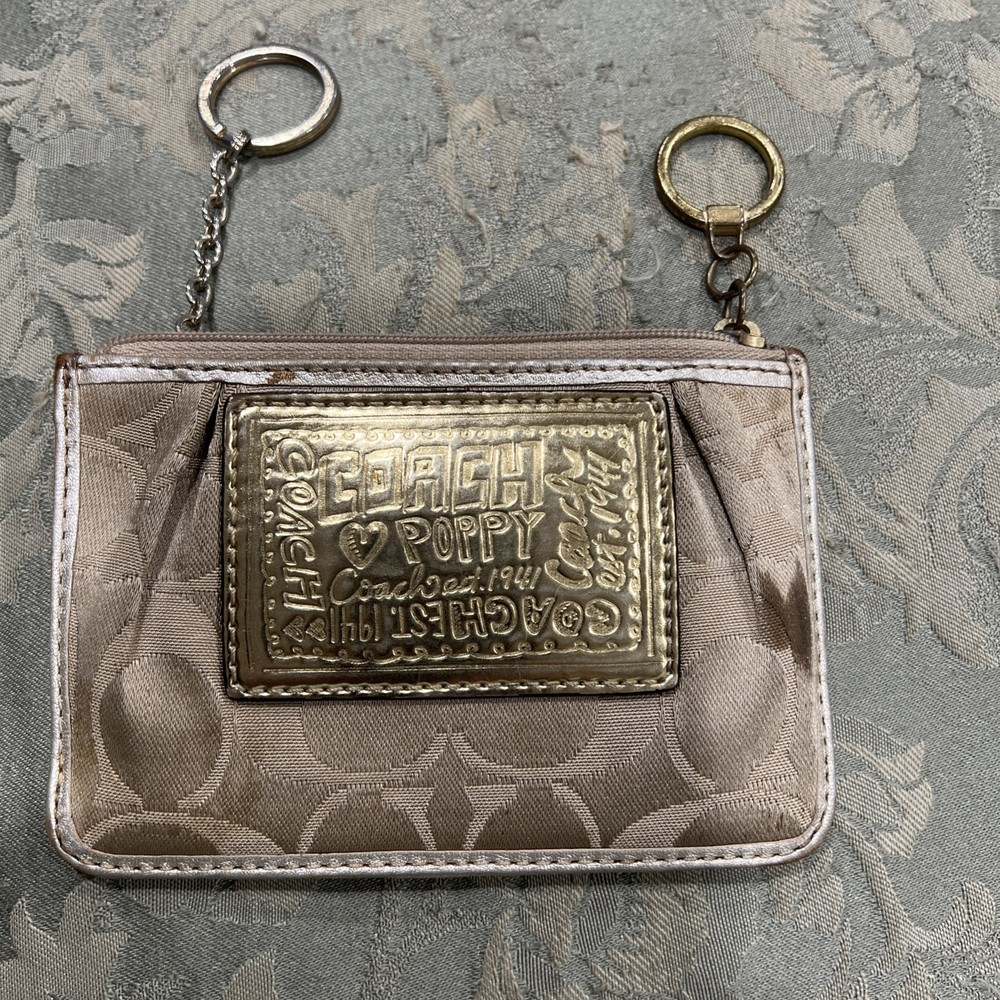Coach Gold x Poppy Wallet