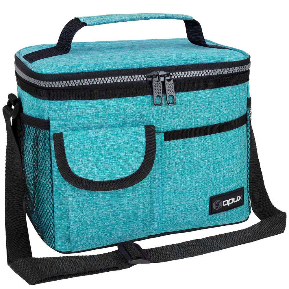 Insulated Leakproof Sea Blue Lunch Bag for Work Men Women
