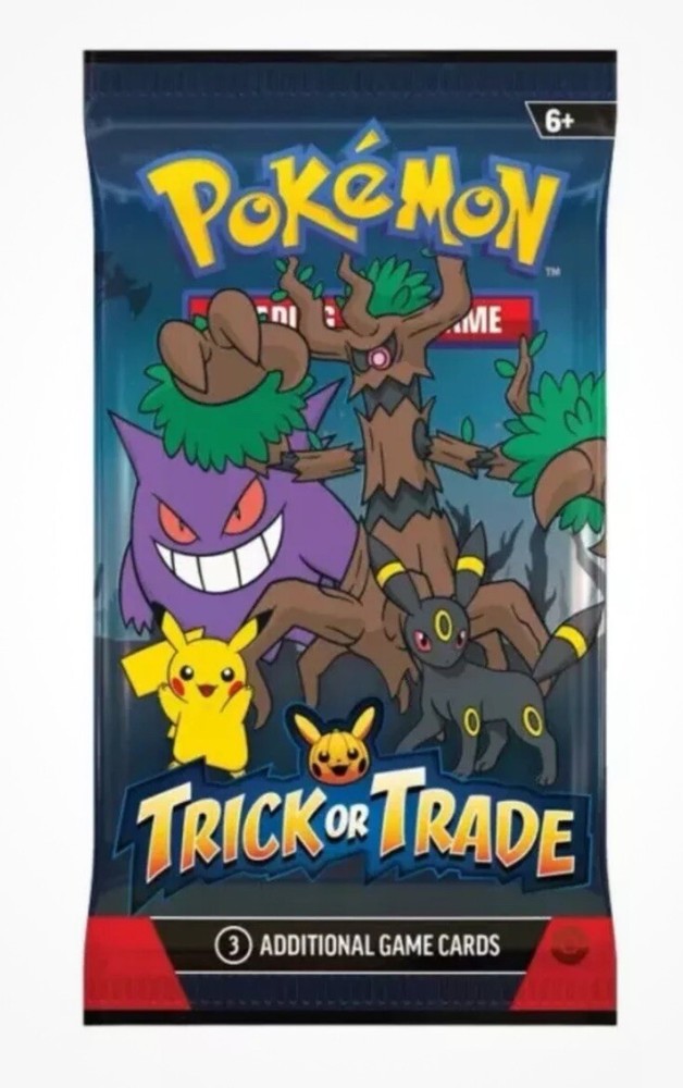 2024 Pokemon Trick or Trade Booster Pack (3 Cards)