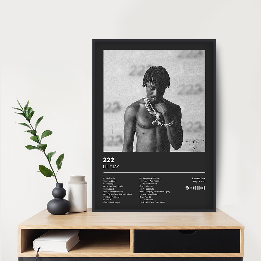 222 - Lil Tjay Album Poster 20x30