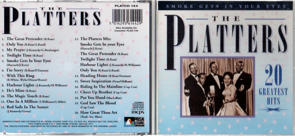The Platters - 20 Greatest Hits (CD 1996)