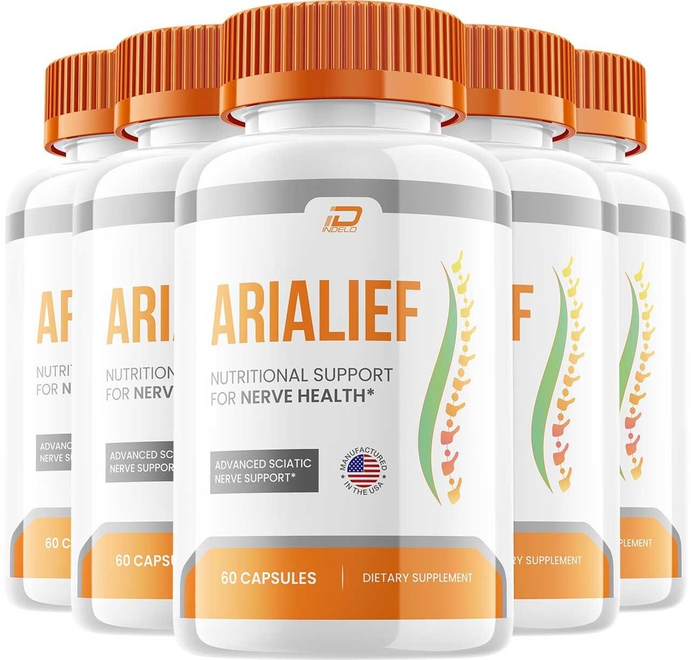 (5 Pack) Arialief Blood Support Capsules- Arialif Maintain Healthy Levels