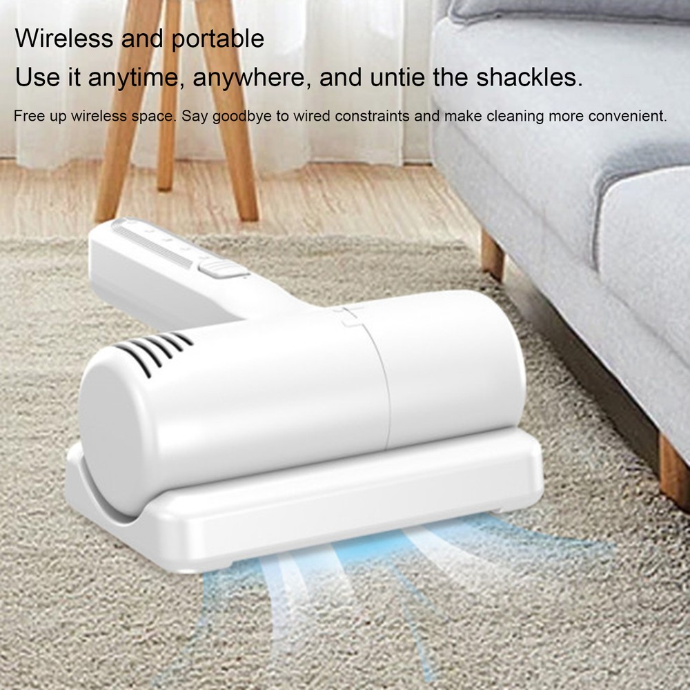 Cordless UV Handheld Bed Cleaner with Strong Suction and Stylish Design