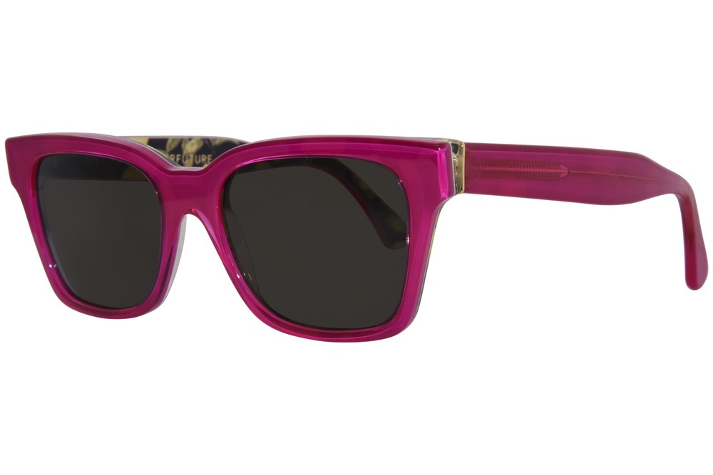 RetroSuperFuture America 643 SS12 Square Sunglasses 51mm Fuchsia Frame Grey Lens  