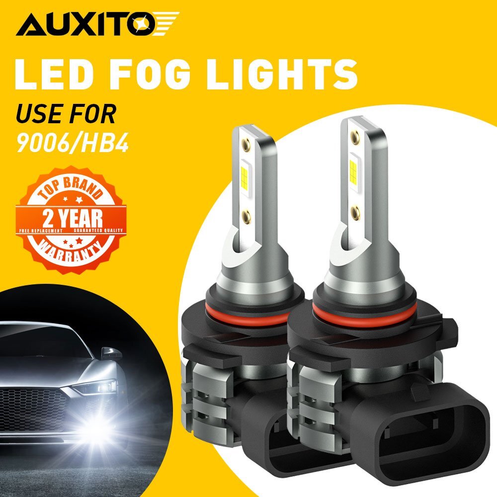 CAR 9006 LED Fog Light Bulbs for Acura MDX 2001-2006 TL 2002-2006 6000K White LS