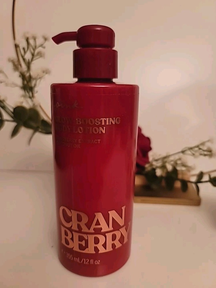 Victoria's Secret/ Pink CRANBERRY GLOW BOOSTING BODY LOTION 12 oz