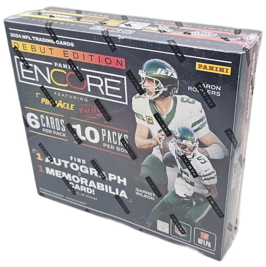 2024 Panini Encore Football Factory Sealed Hobby Box 2 Hits 1 Autograph