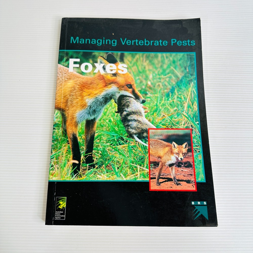 Managing Vertebrate Pests Foxes Glen Saunders Paperback Book Wild Animals