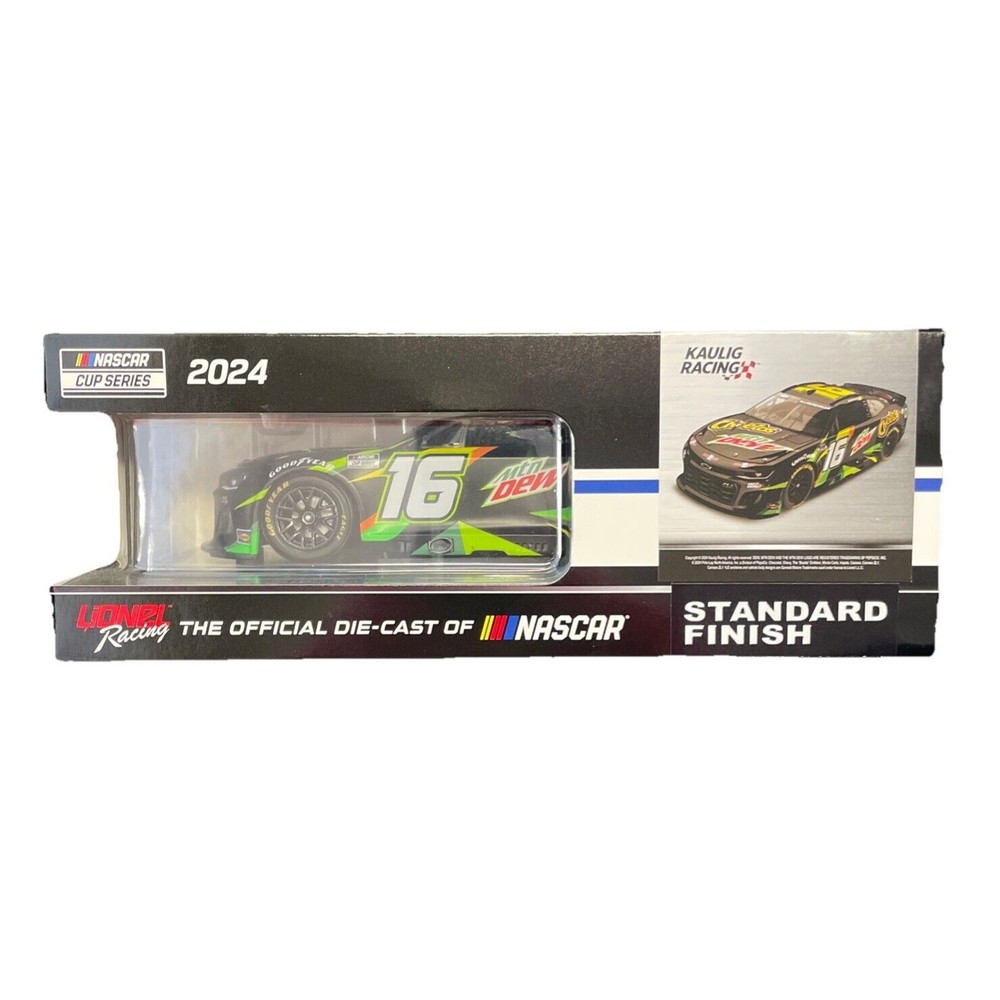 AJ Allmendinger #16 MTN Dew Cheetos Lionel Racing 2024 1:24 Scale Die Cast