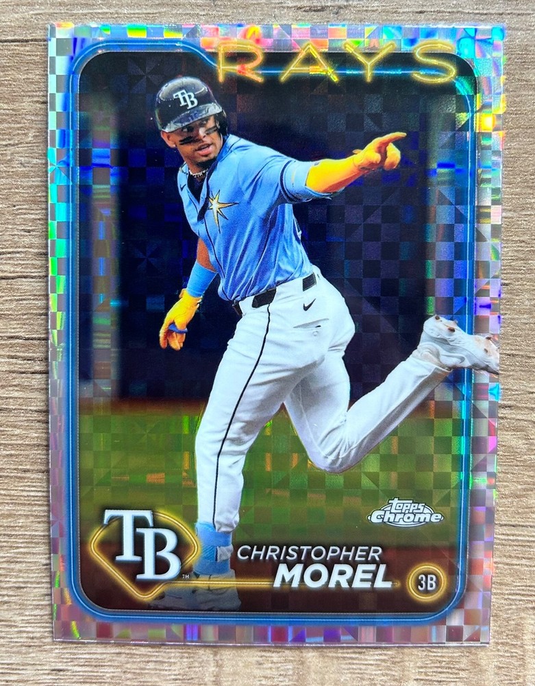 2024 Topps Chrome Update X-Fractors USC3 Christopher Morel Tampa Bay Rays Baseball Card