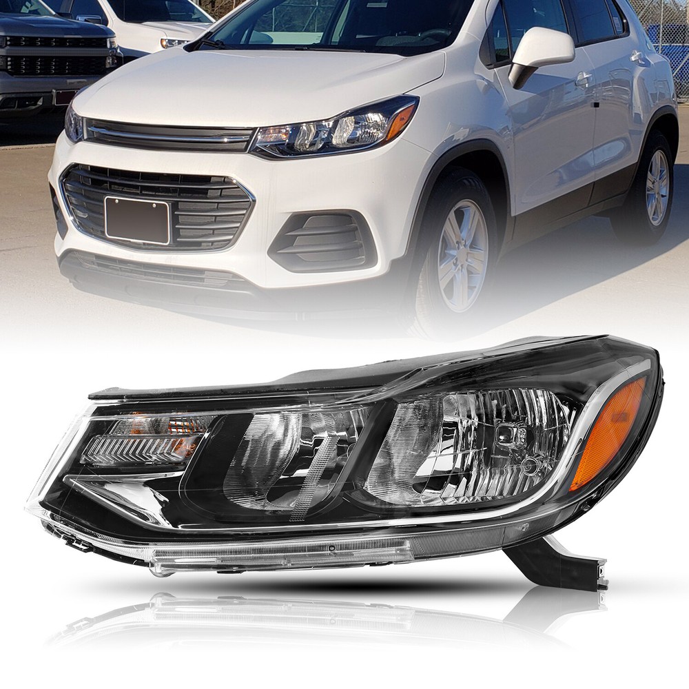 FOR CHEVY TRAX 2017-2022 HALOGEN HEADLIGHTS HEADLAMP ASSEMBLY LEFT DRIVER SIDE