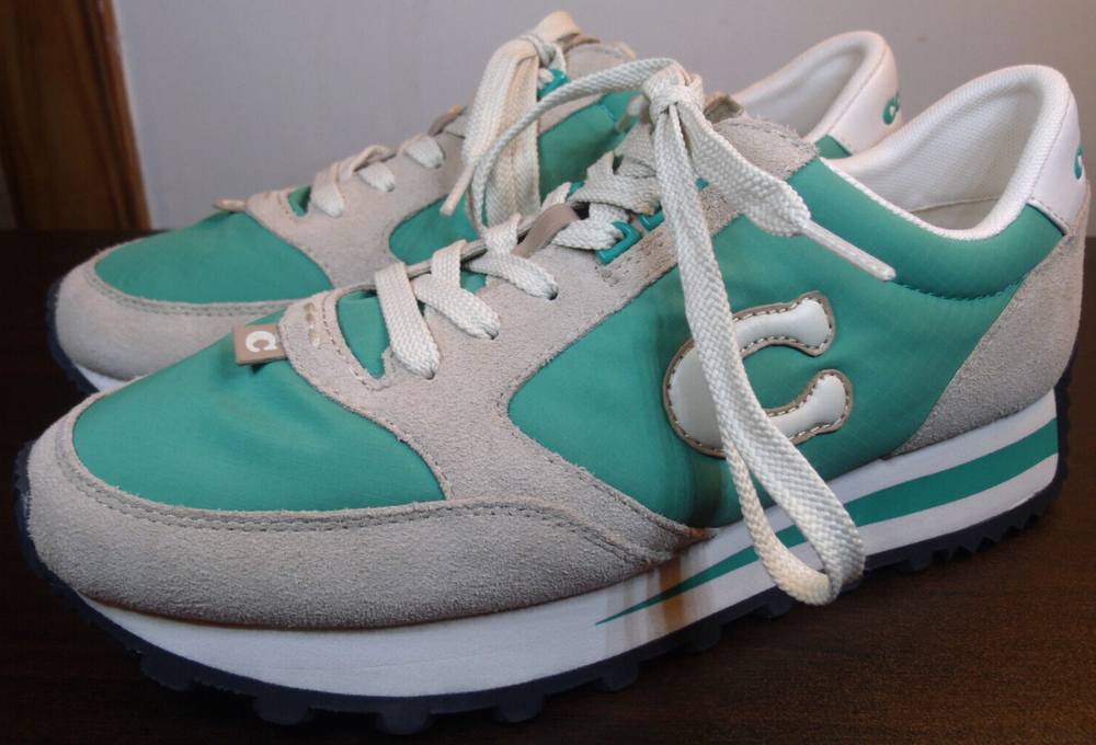 Coach Women’s Runner Sneaker CI219 Bright Green/Chalk Size 9.5B