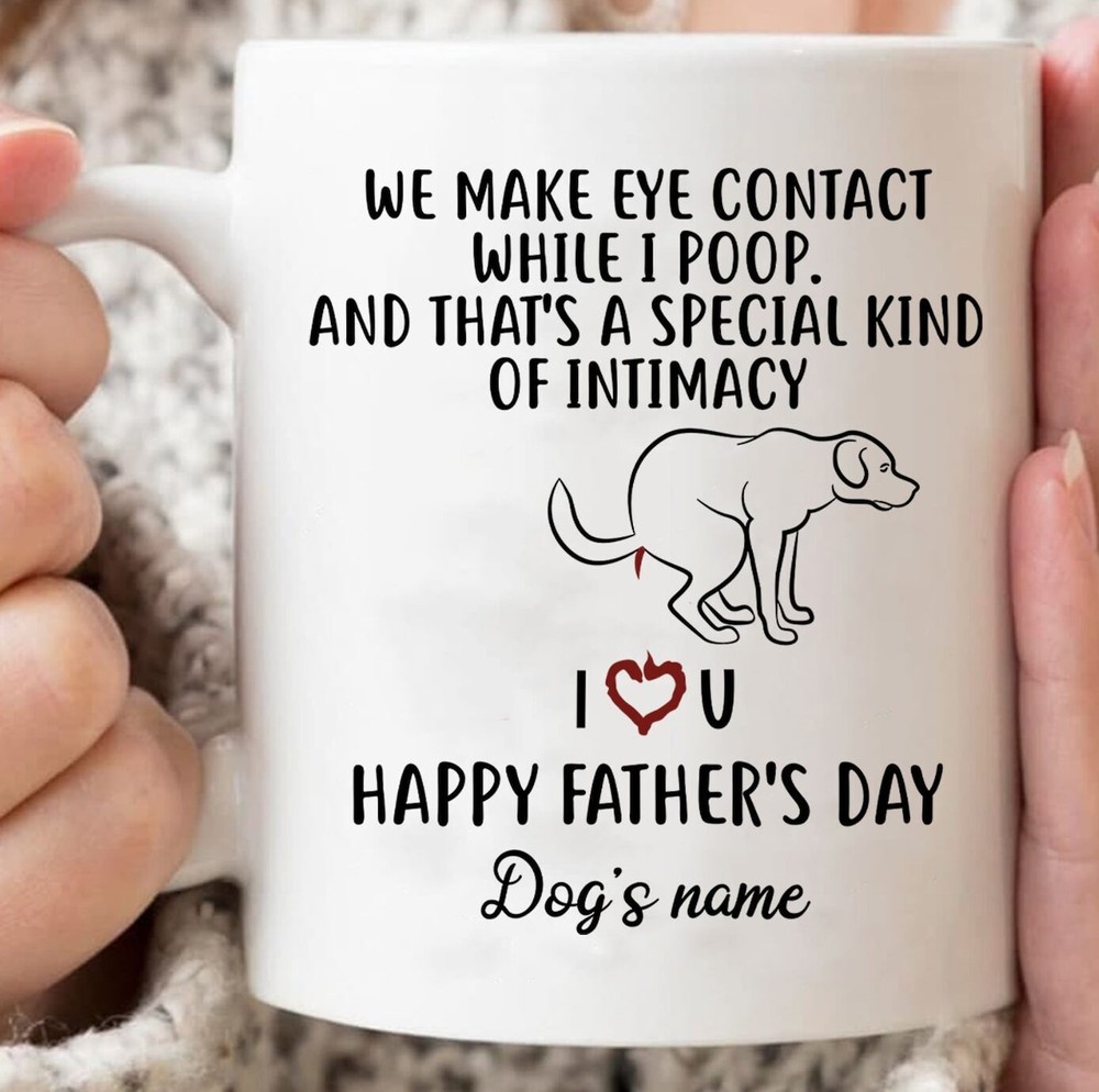 Personalized Dog Lover Mug Custom Pet Owner Coffee Cup Poop Time Gift  