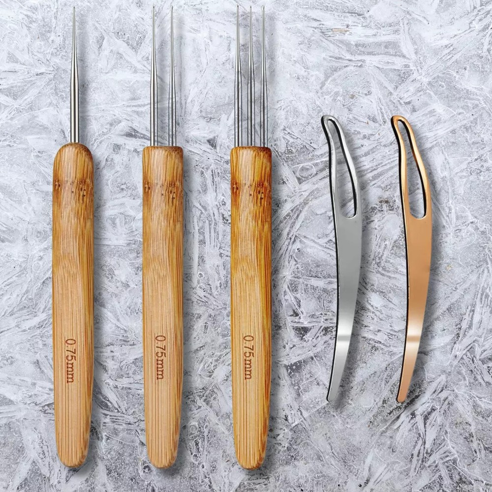 Dreadlock Crochet Hook Needle for Locs and Hair Maintenance