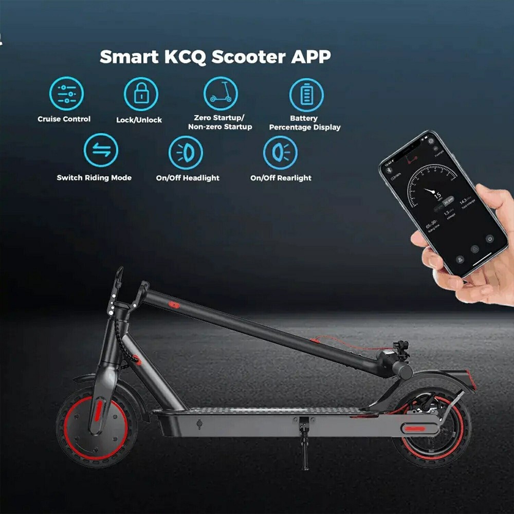 Powerful Adult Electric Scooter with 8.5in Tires 20mph Speed 22Mi Range App Control