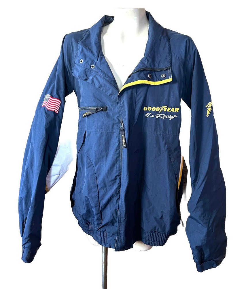 GoodYear NASCAR Official Bomber Jacket Racing Coat XL  -image