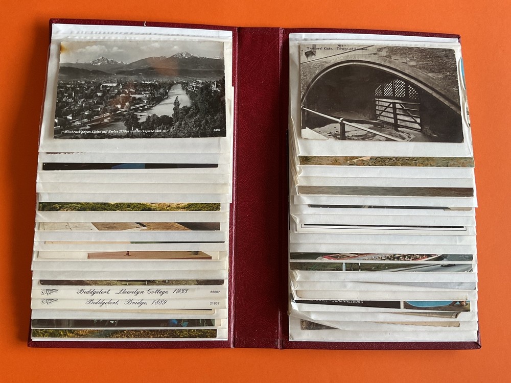 Vintage  postcards approx 75 mixed in album  B727