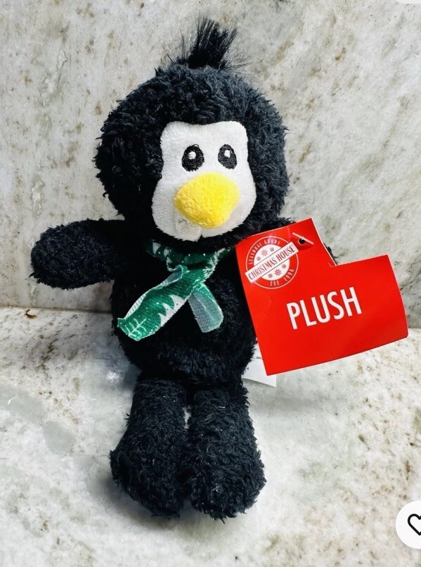 Christmas House Christmas Plush Toy Reindeer  6 Inches Seasonal Holiday Adorable