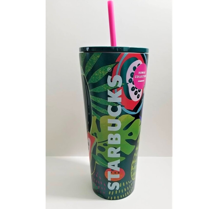 Starbucks Hawaii Exclusive Limited Edition Stainless Tumbler Cup 24oz New