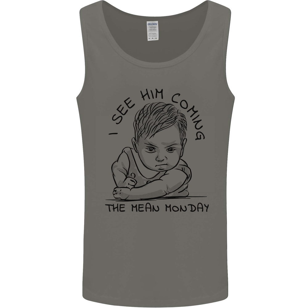 Hate Mondays Funny Work Office Humour Mens Vest Tank Top