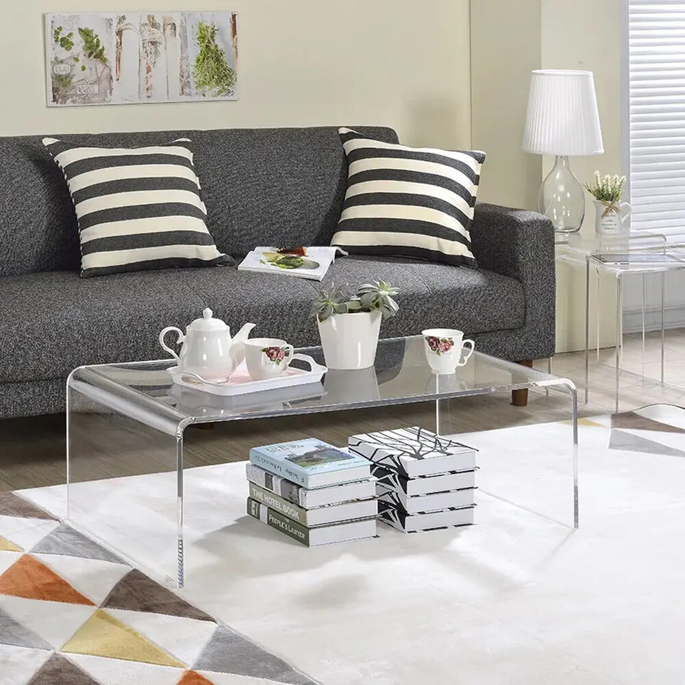 Premium Acrylic Clear Coffee Table, 32