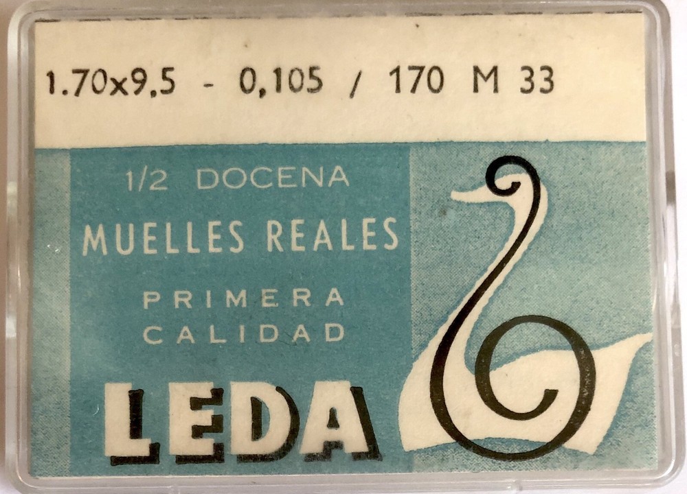 1X Mainspring 4650 1.70x9.5mm 0.105mm Watch Spring 170M33