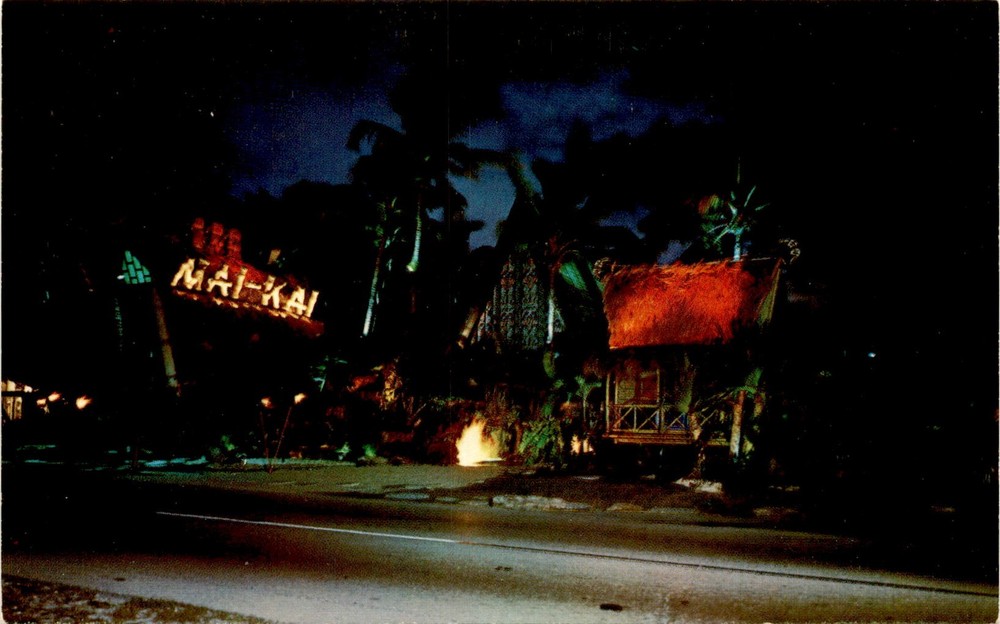 Mai-Kai Tropical, Fort Lauderdale, Florida, BLR, SCENIC VENDORS Postcard