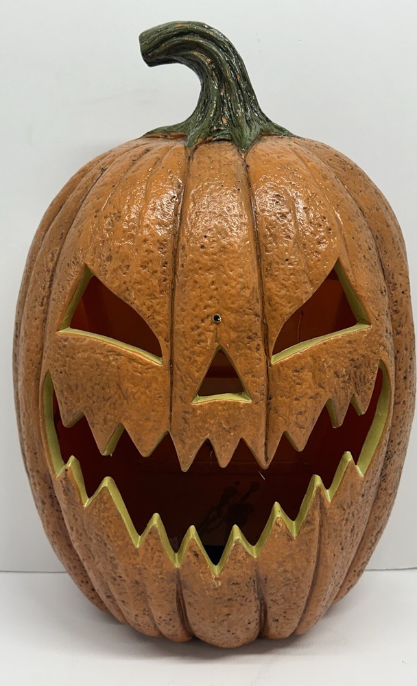 Seasonal Visions 22” Blow Mold Halloween Jack O’ Lantern Pumpkin Animated Sounds-image
