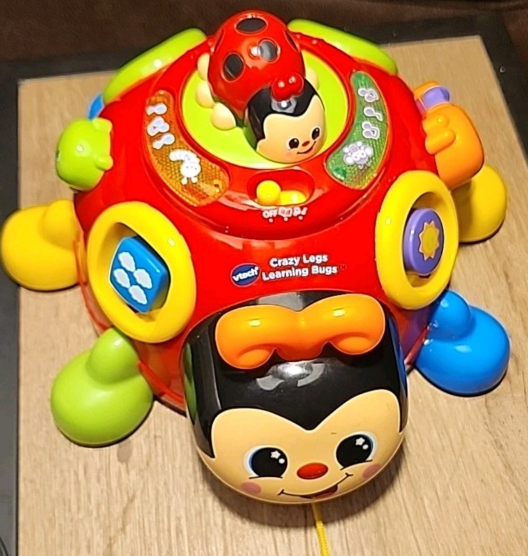 VTech Crazy Legs Learning Bugs Interactive Toy - Educational Lights & Sounds for