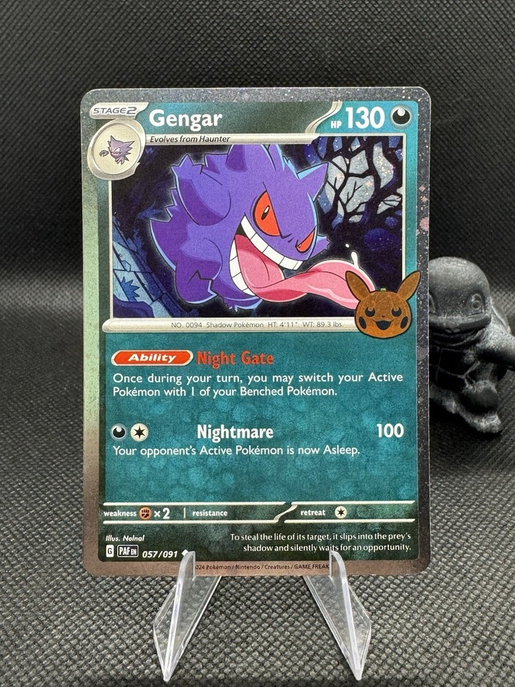 Gengar Cosmos Holo Trick or Trade 2024 Pokemon Card TTBB24
