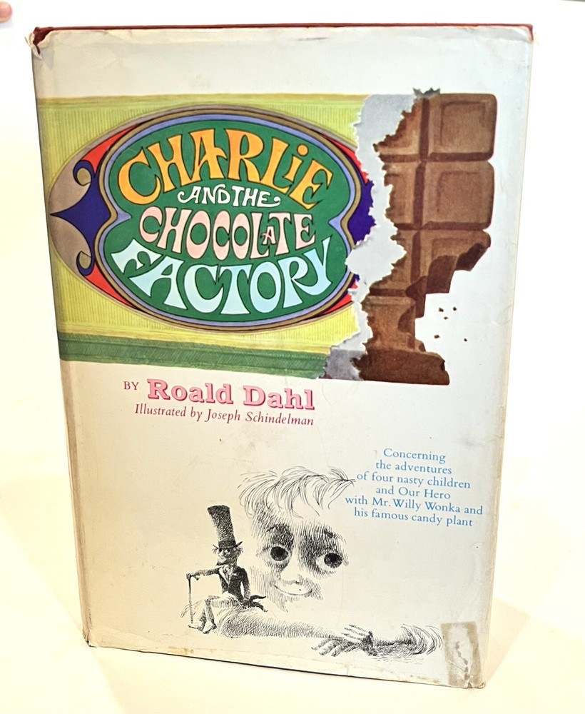 Charlie & the Chocolate Factory 1st Edition 2nd Print, Roald Dahl Hardcover 1964