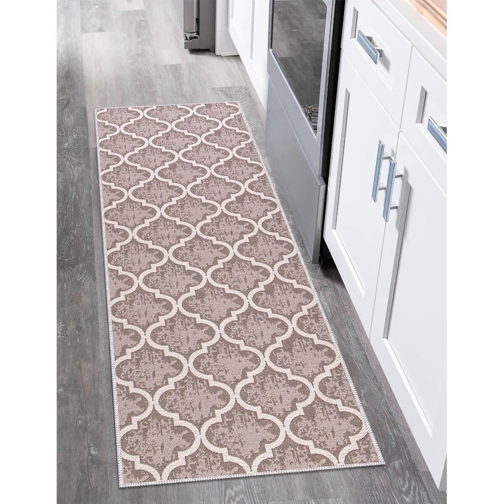 SussexHome Non-skid Ultra-thin Blended Runner Rug - 20
