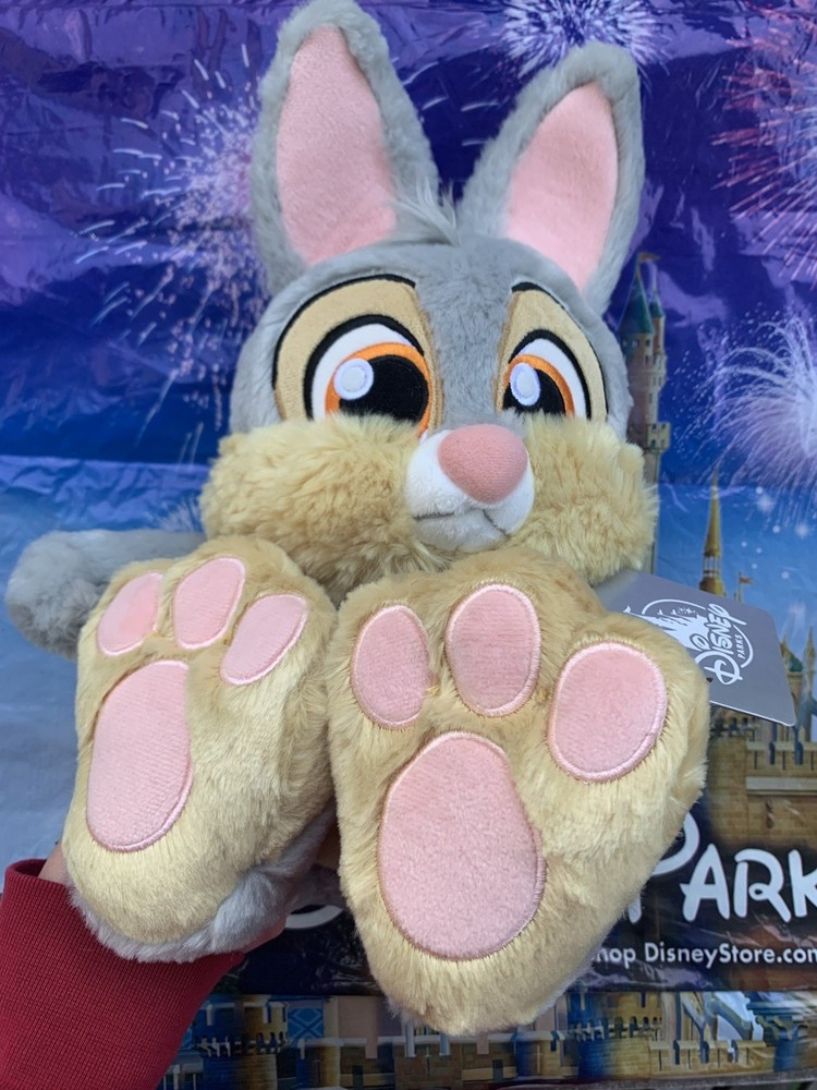 Disney Parks Bambi Thumper 14” Big Feet Stuffed Bunny Plush Rabbit New