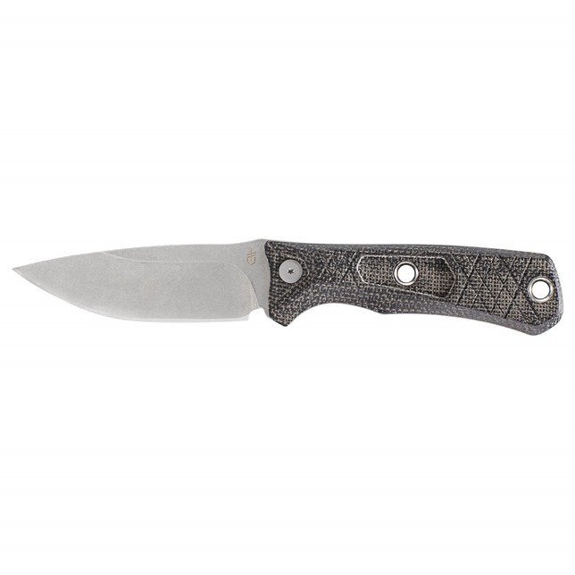 Gerber 1066481 Convoy Fixed Blade Knife with 440A Drop Point Blade and Micarta Handle
